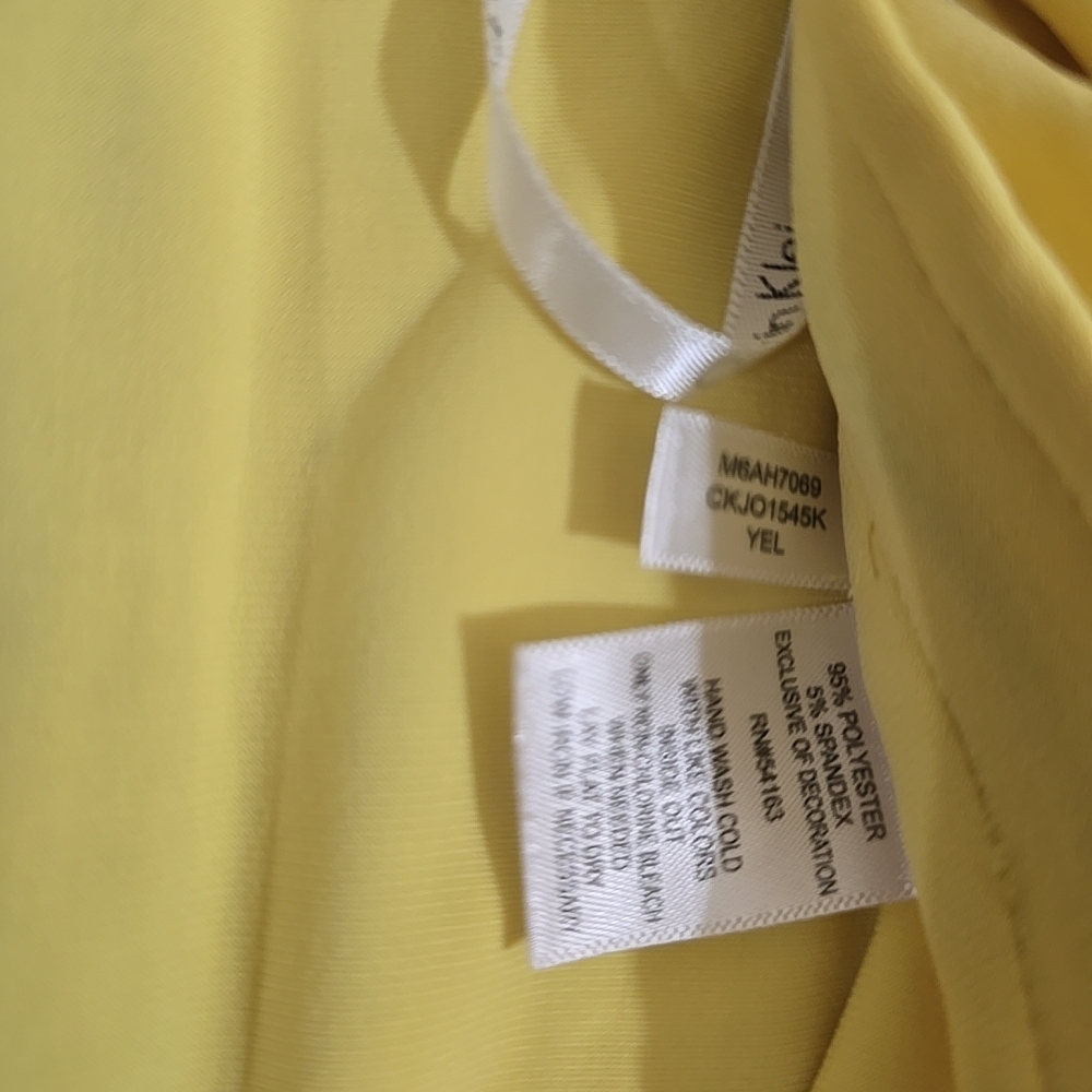 Calvin Klein Yellow Sleeveless Top - Picture 5 of 8